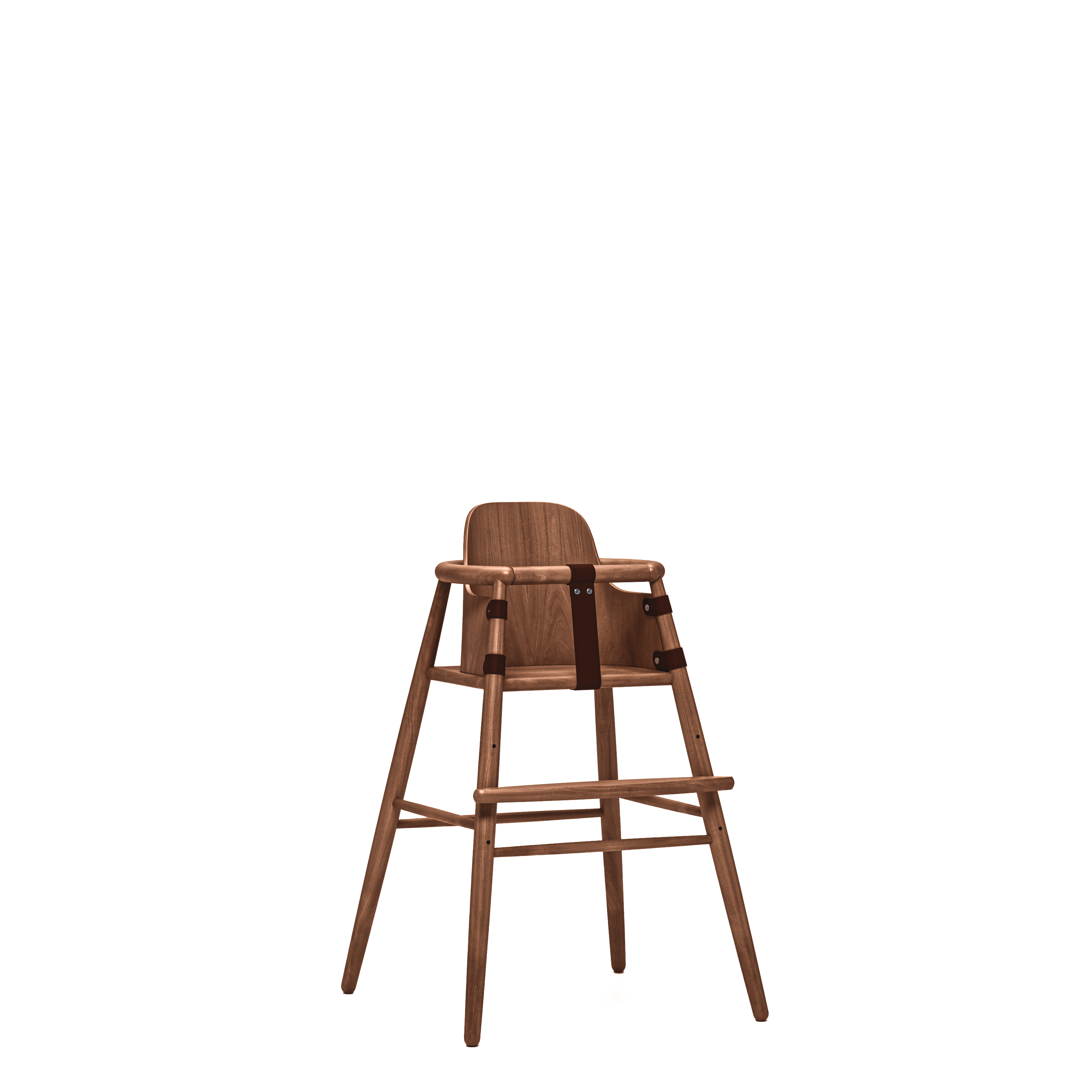 High Chair with backrest By Nanna Ditzel