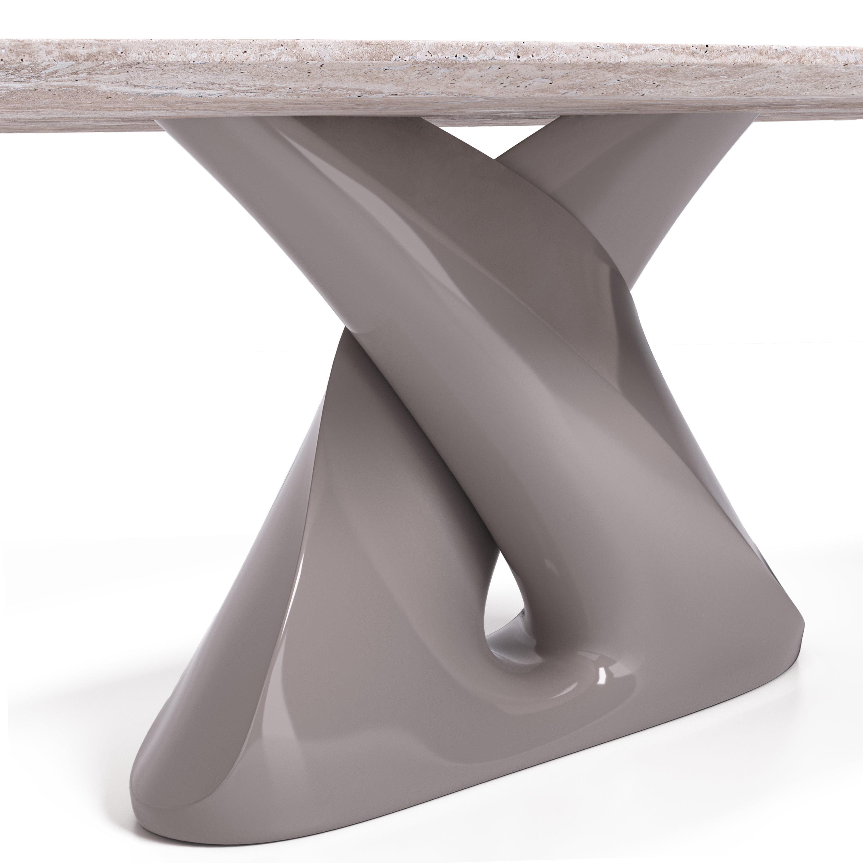 Twist dining table