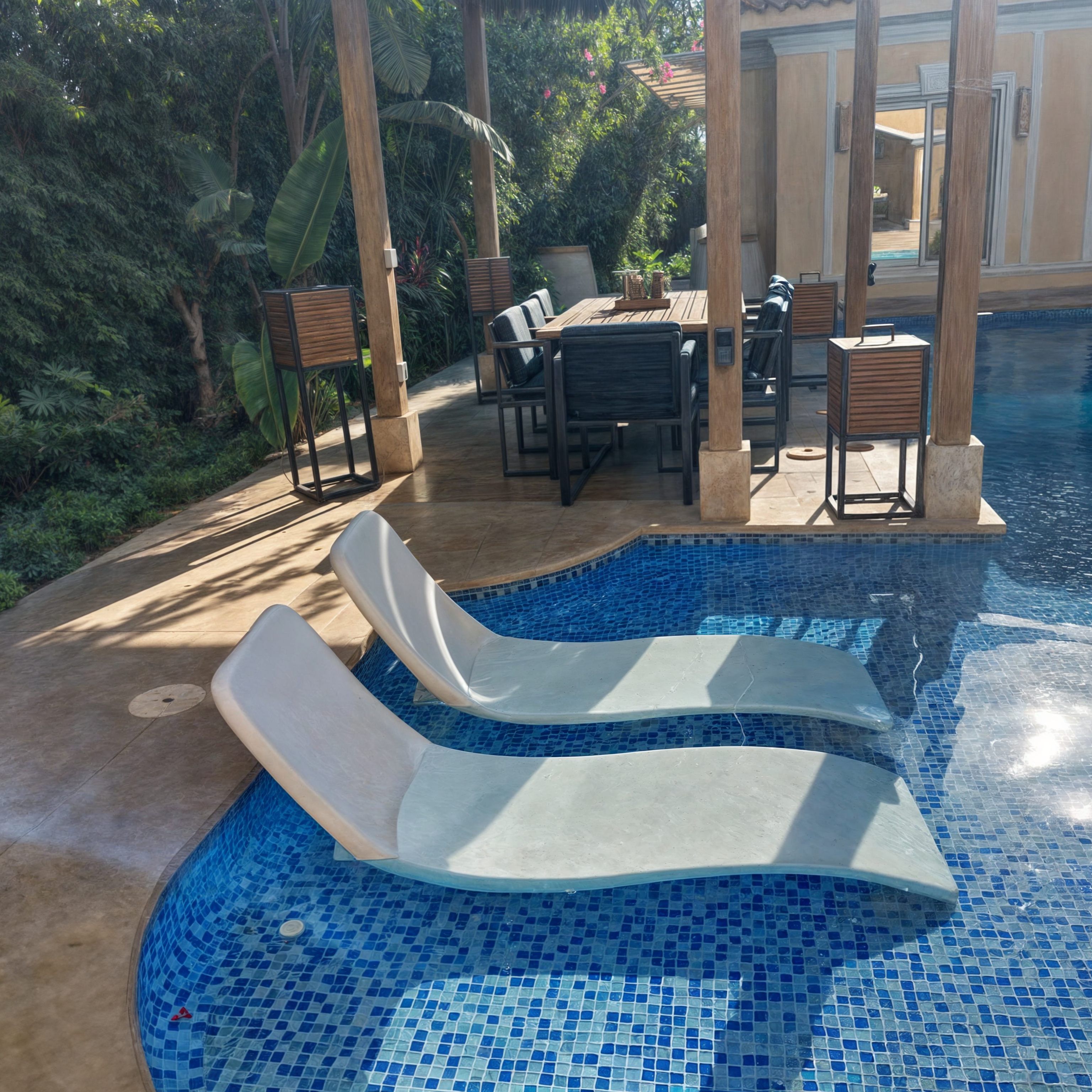 Fiber Chaise Lounge
