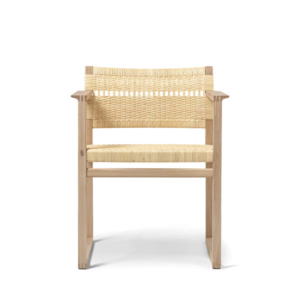 Cane Wicker Armchair by Børge Mogensen