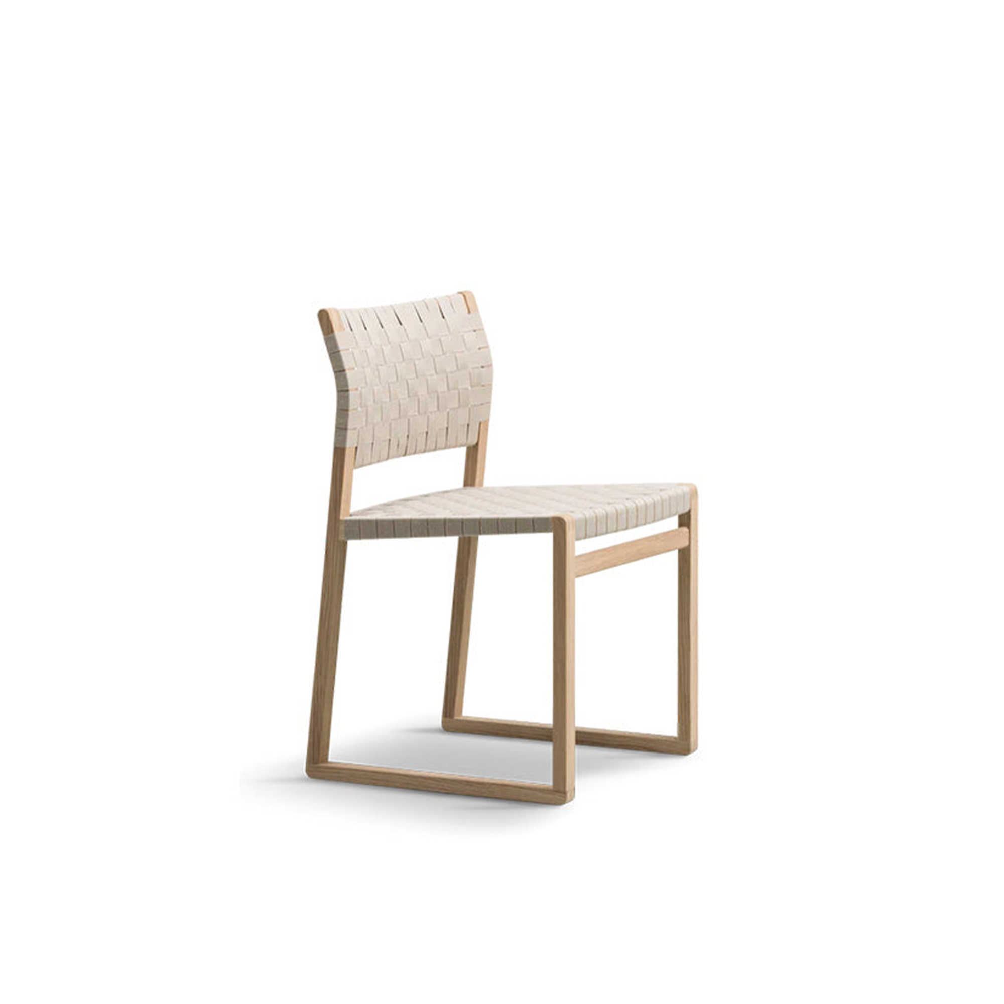 Linen Webbing Chair by Børge Mogensen