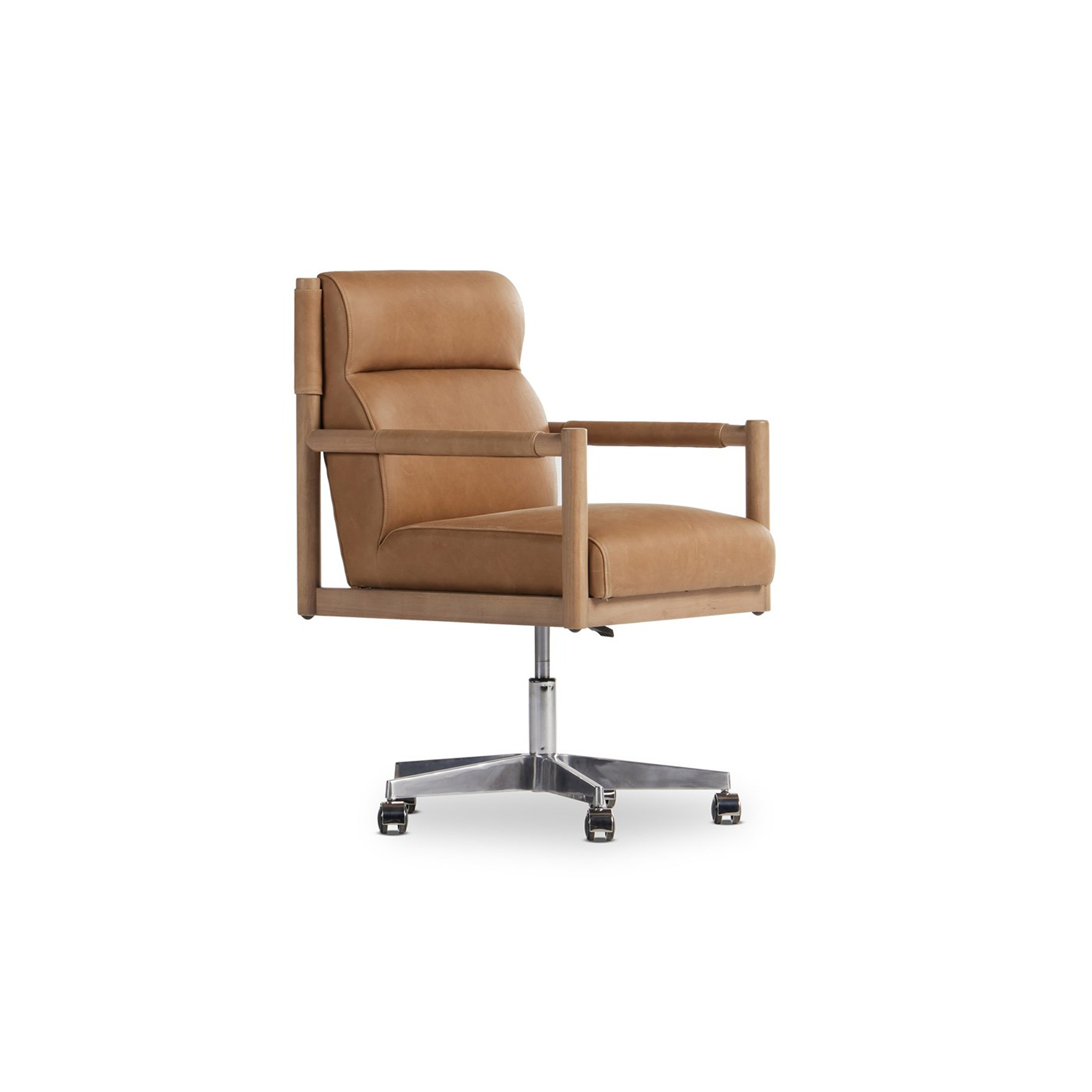 Midas Desk Chair in Leather