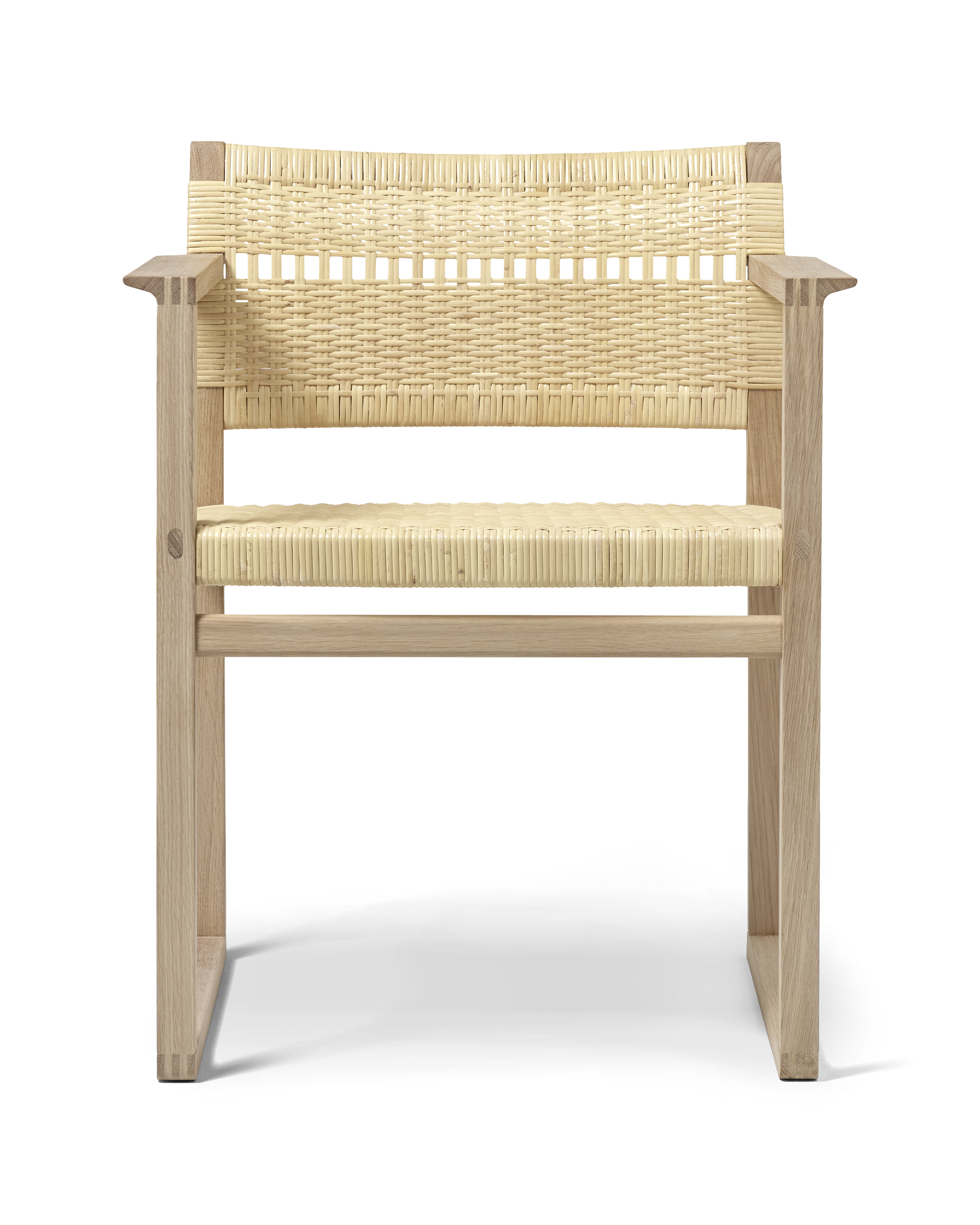Cane Wicker Armchair by Børge Mogensen