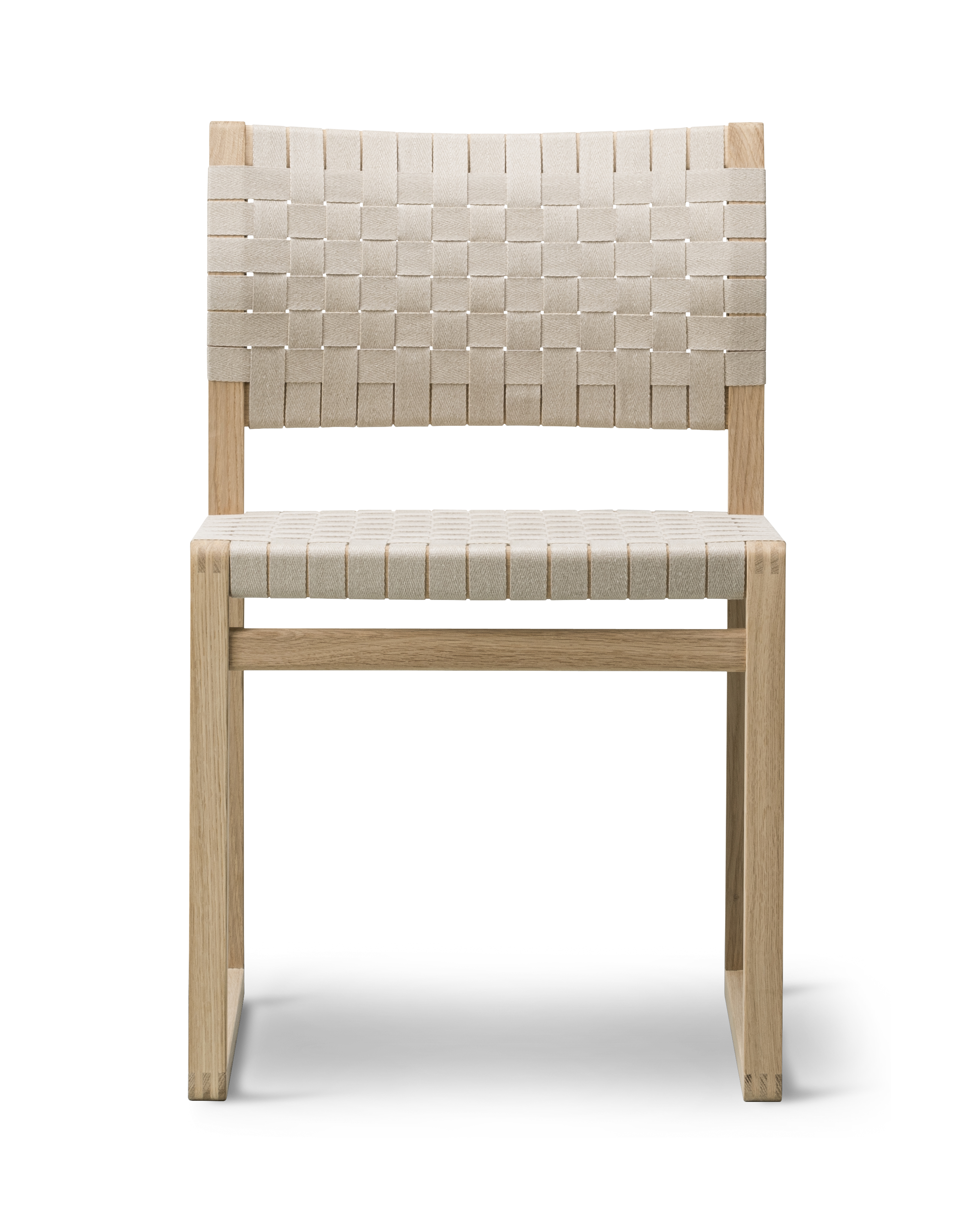 Linen Webbing Chair by Børge Mogensen