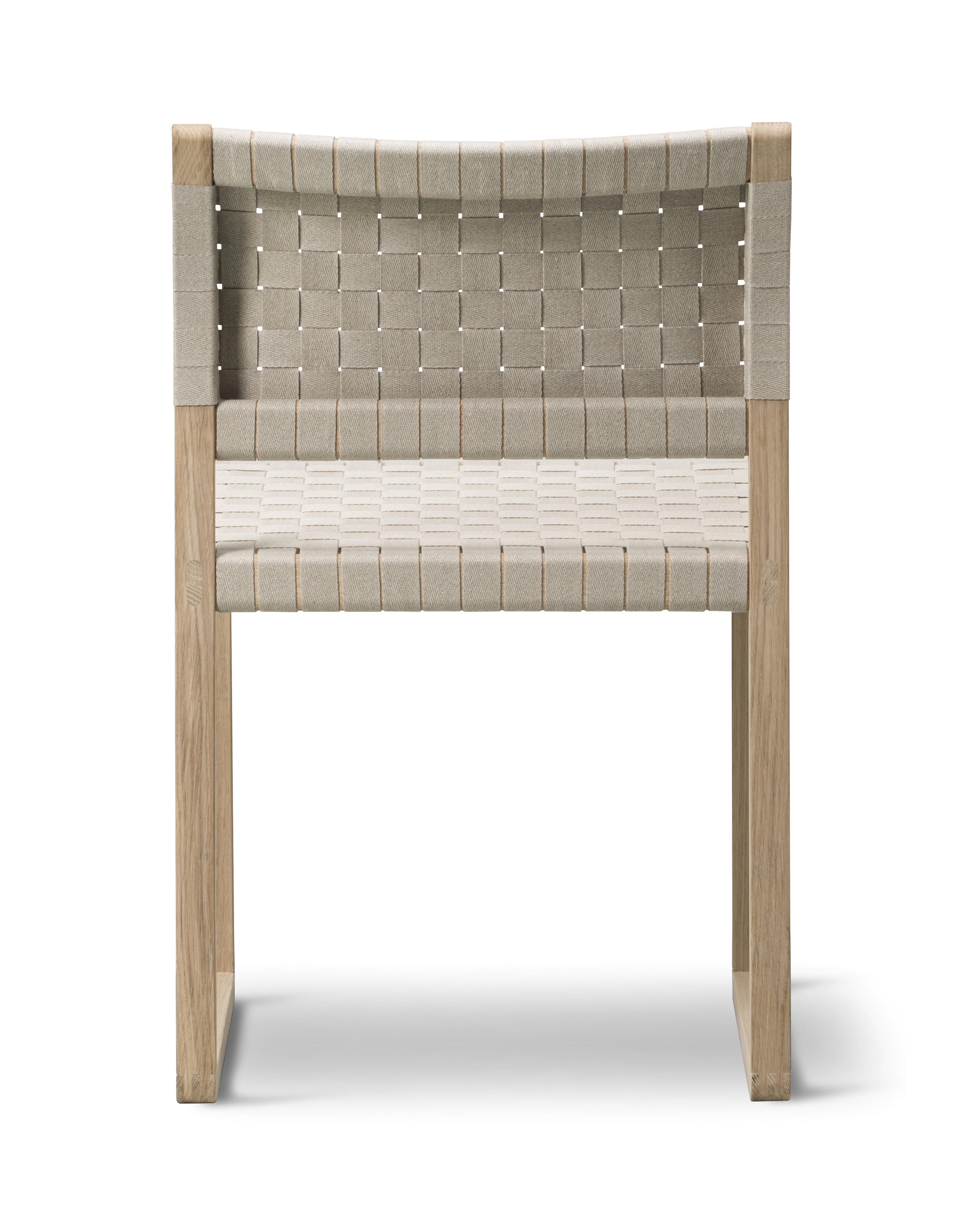 Linen Webbing Chair by Børge Mogensen