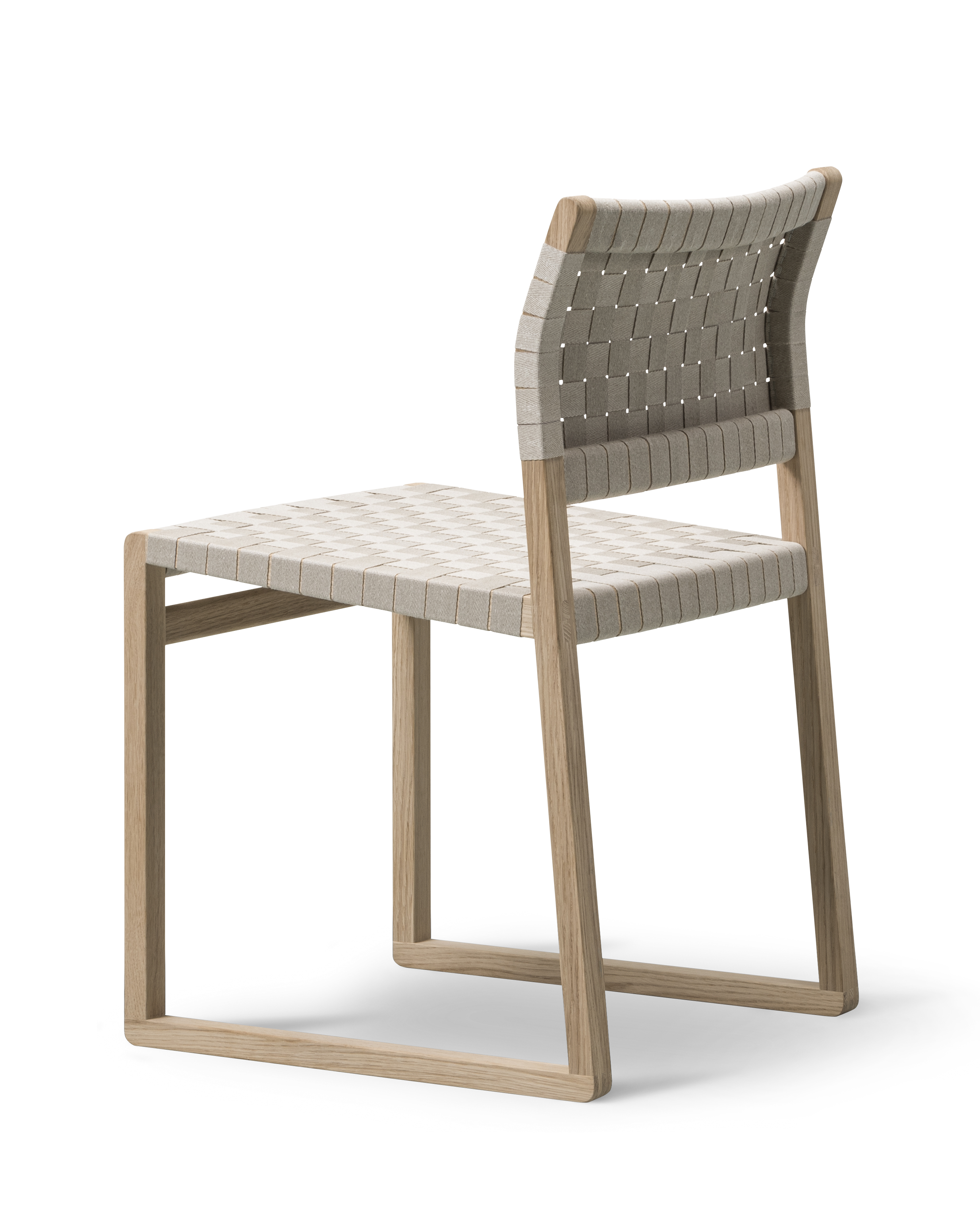 Linen Webbing Chair by Børge Mogensen